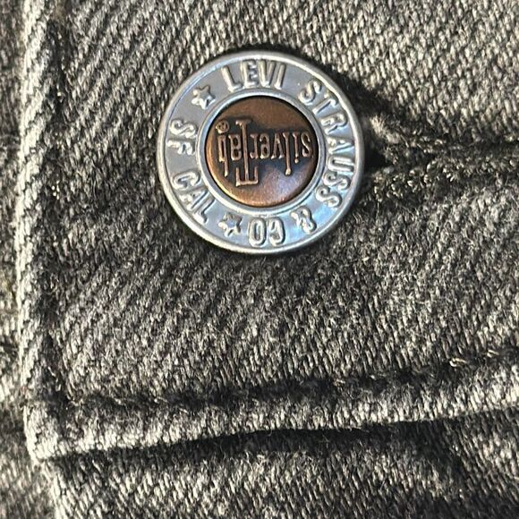 Silvertab Gray Charcoal Wash High Rise Baggy Grunge Mom Jeans Womens W30 L27 - Picture 3 of 11